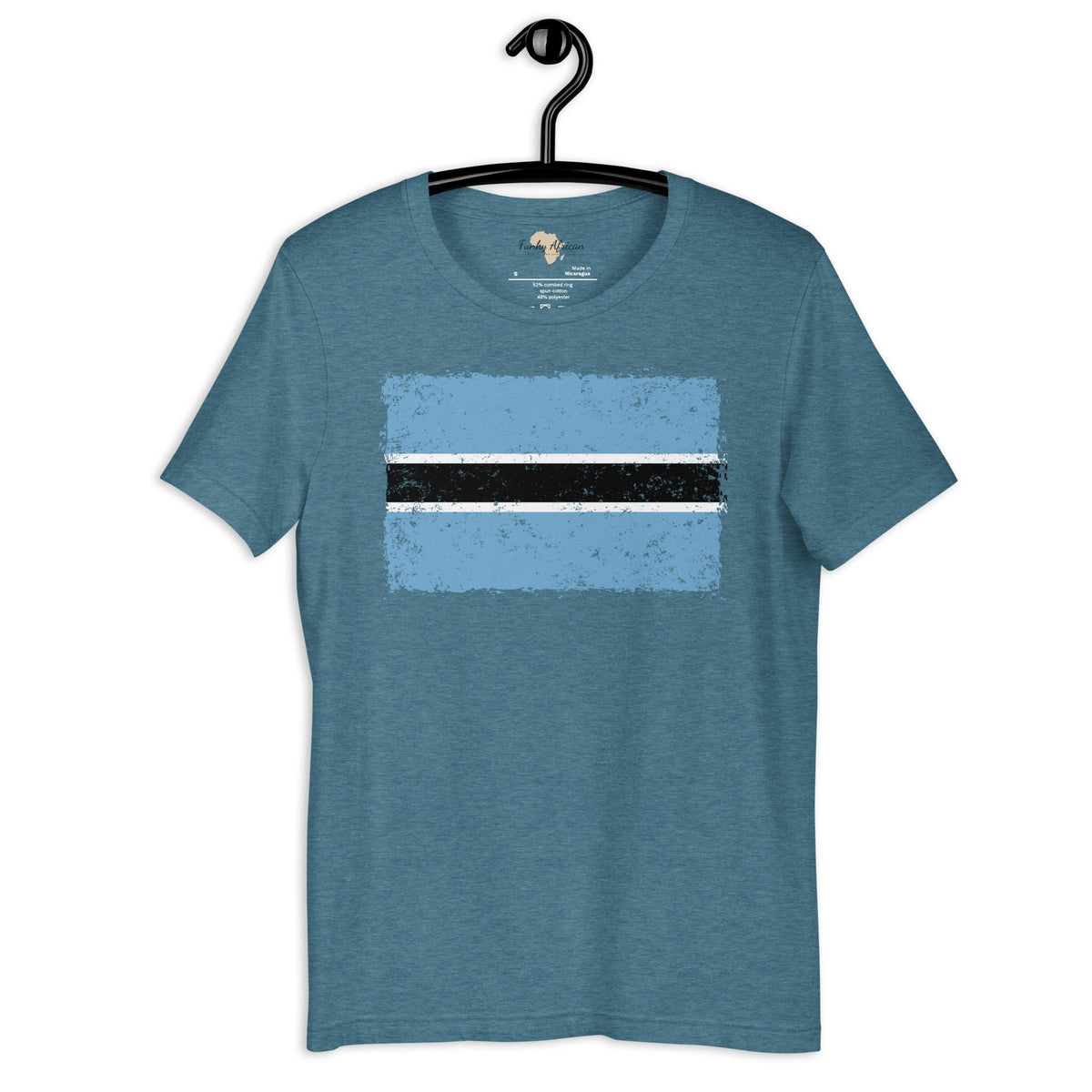 Botswana grunge unisex tee Funky African
