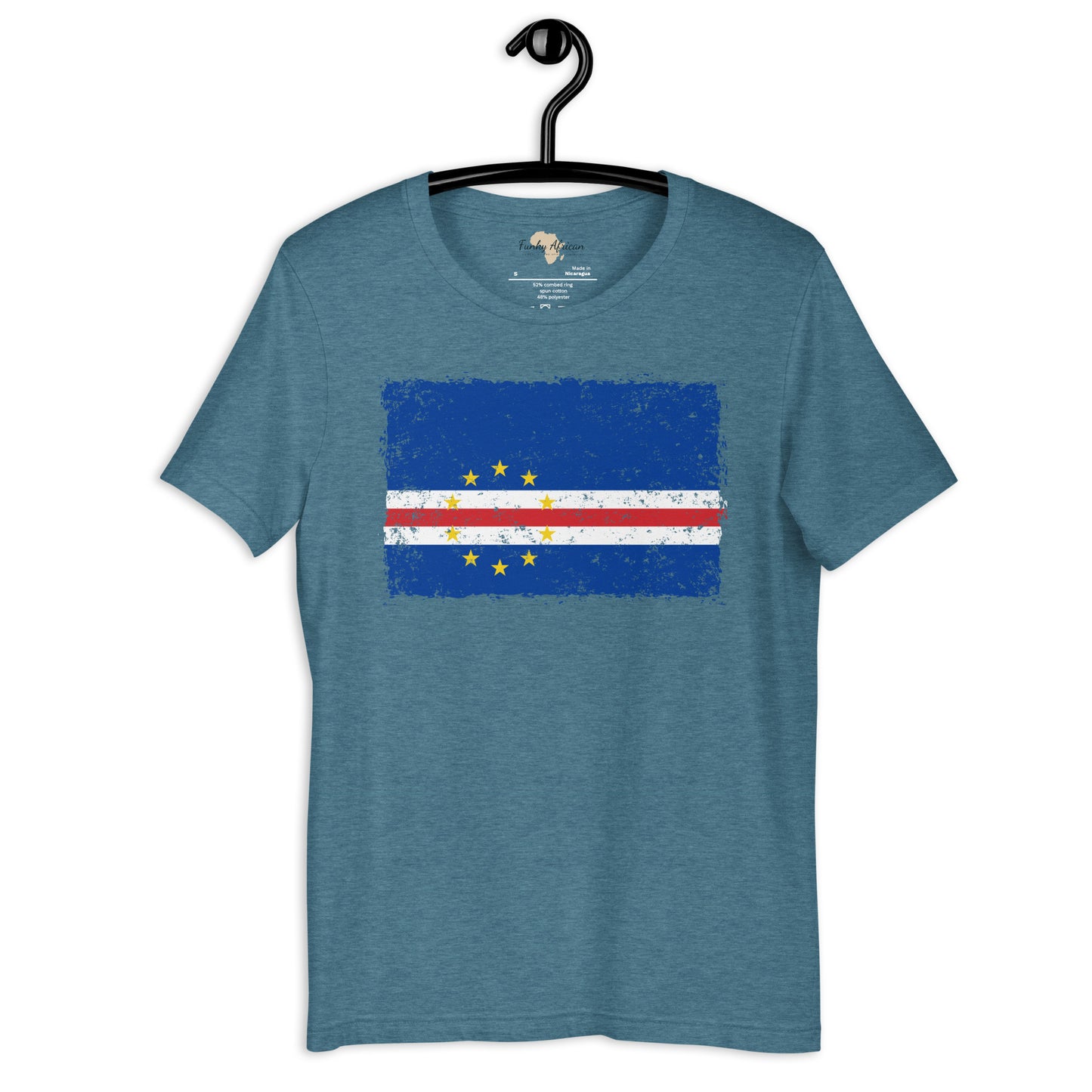 Cabo Verde grunge unisex tee