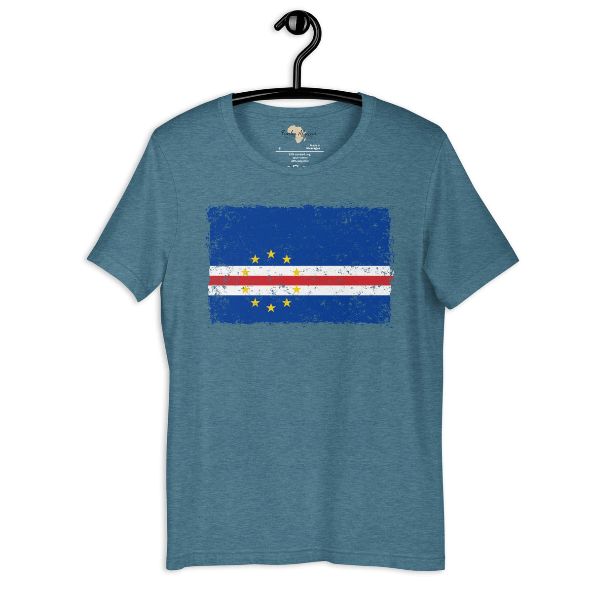 Cabo Verde grunge unisex tee Funky African