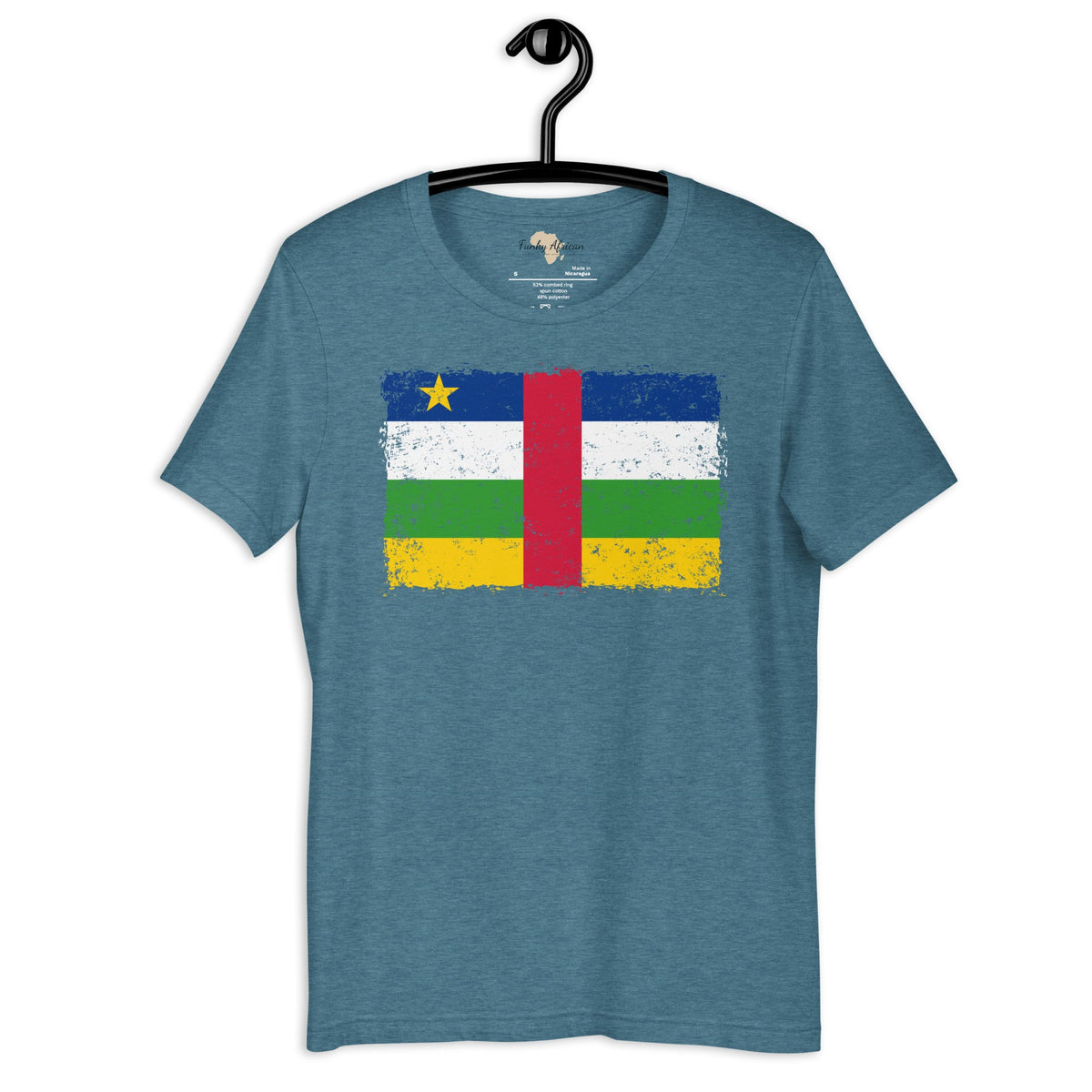 Central African Republic grunge unisex tee Funky African