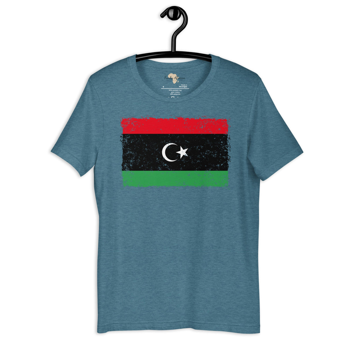 Libya grunge unisex tee Funky African