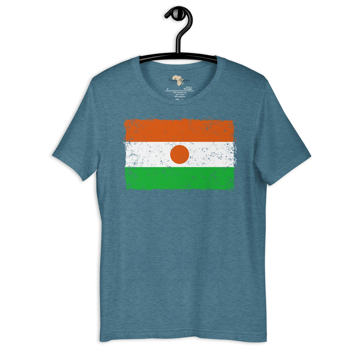 Nigerien grunge unisex tee Funky African