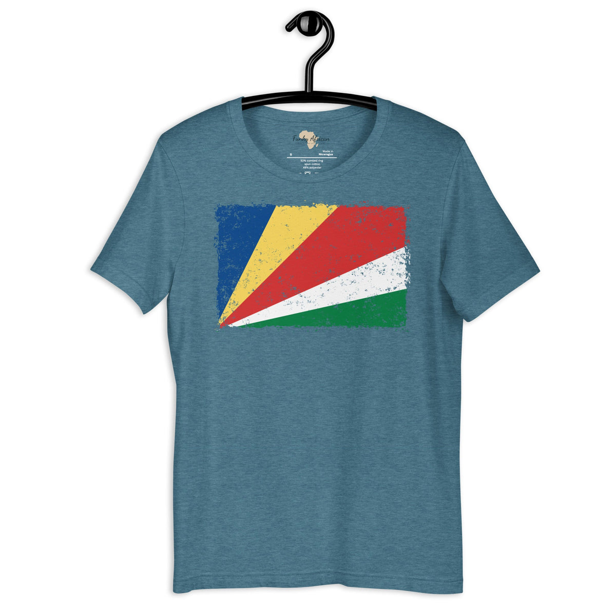 Seychelles grunge unisex tee Funky African