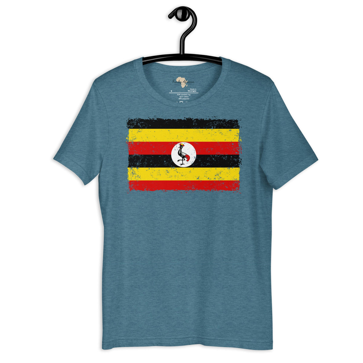 Uganda grunge unisex tee Funky African