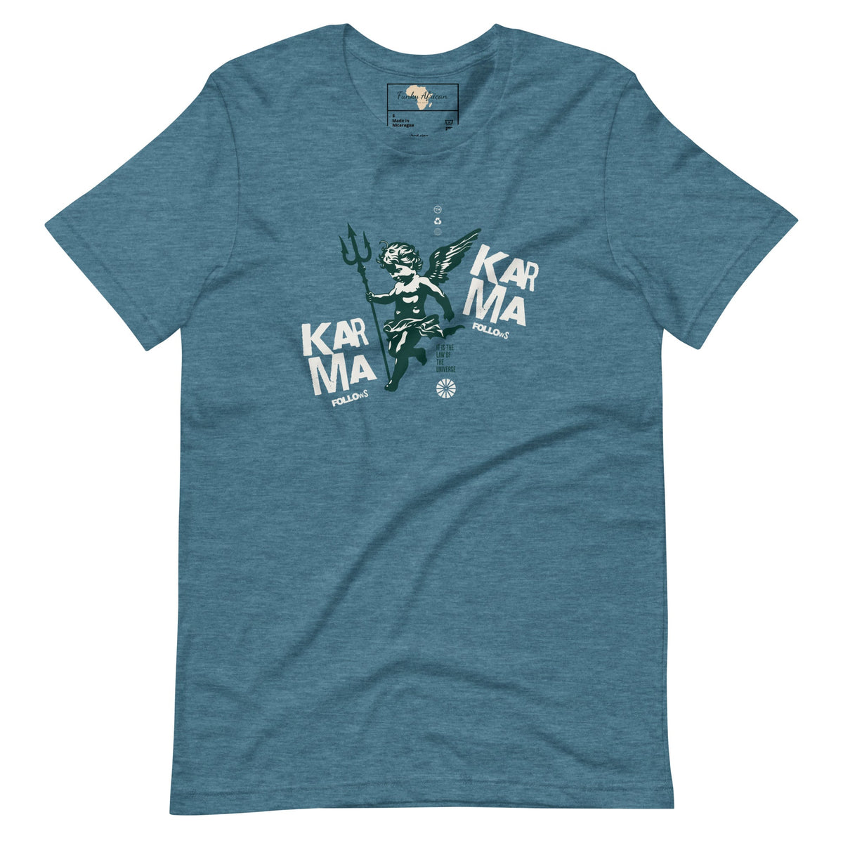 Karma follows unisex tee Funky African