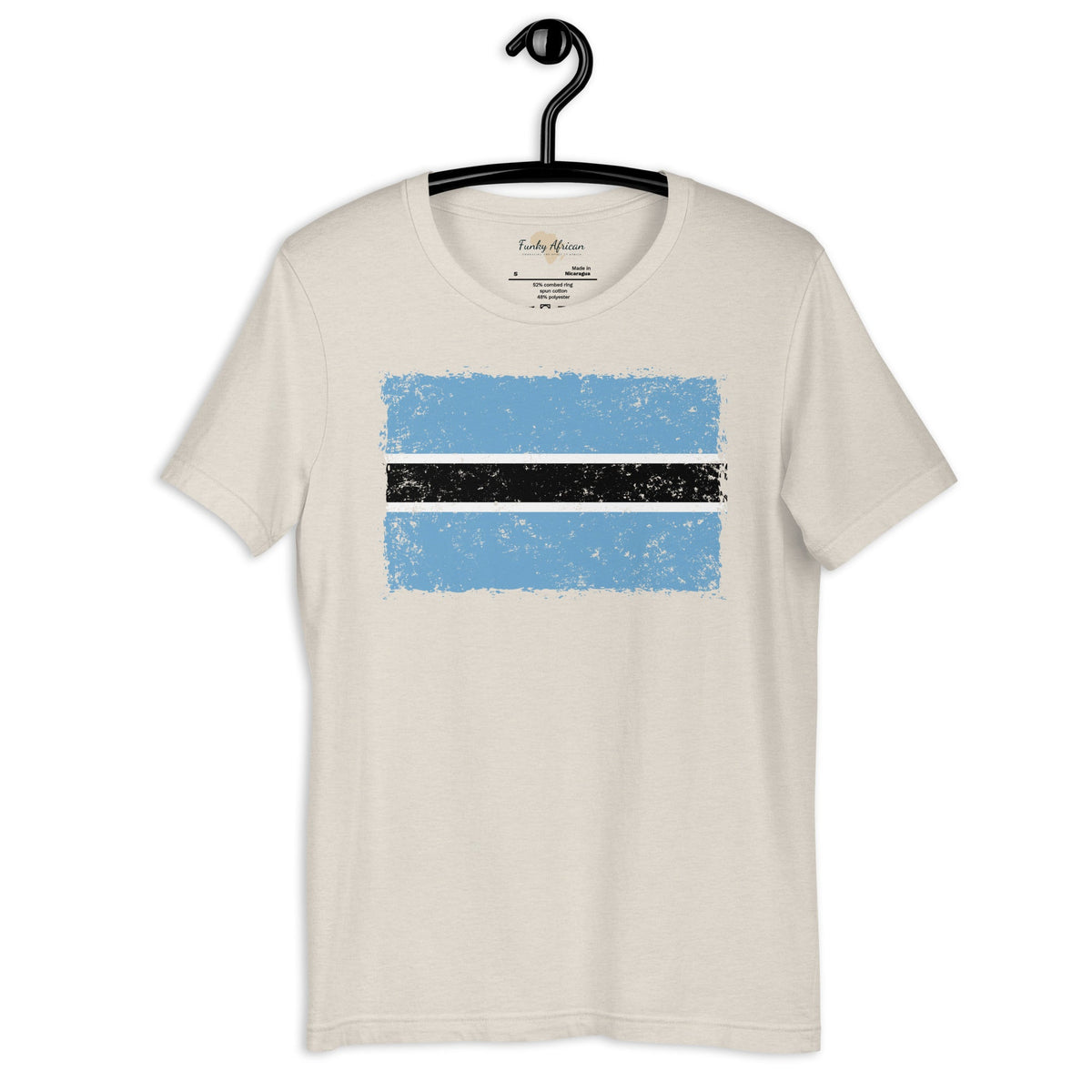 Botswana grunge unisex tee Funky African