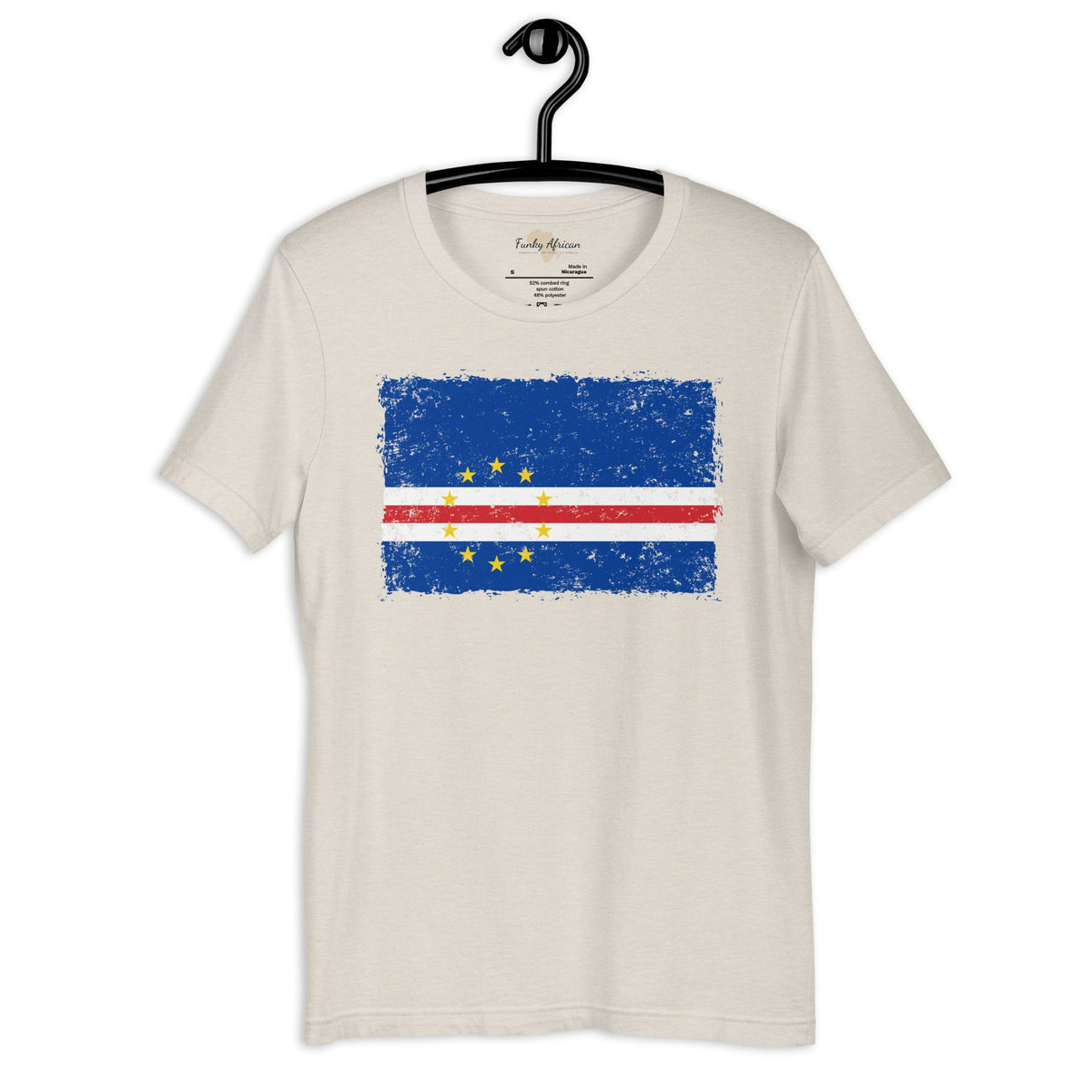 Cabo Verde grunge unisex tee Funky African