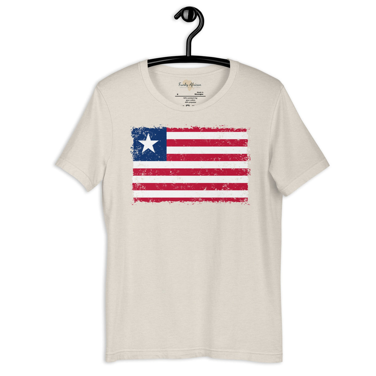 Liberia grunge unisex tee Funky African