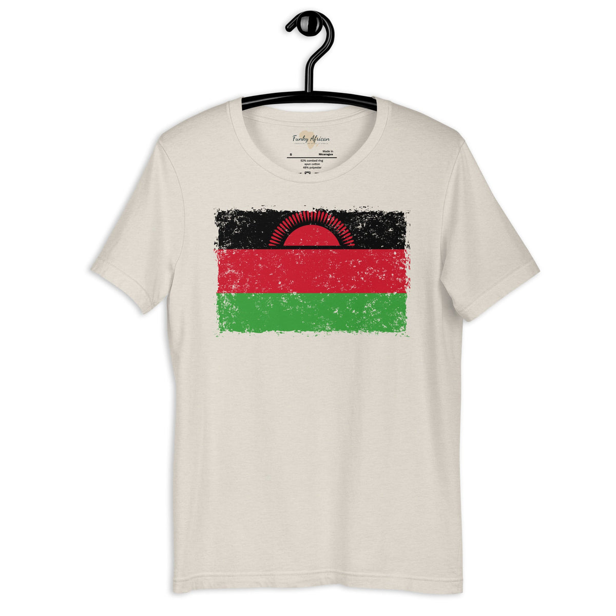 Malawi grunge unisex tee Funky African