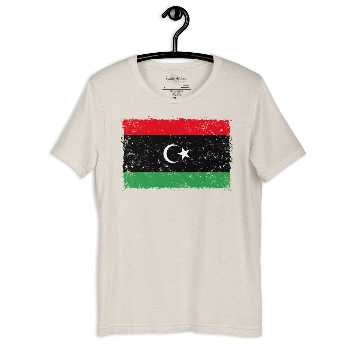 Libya grunge unisex tee Funky African
