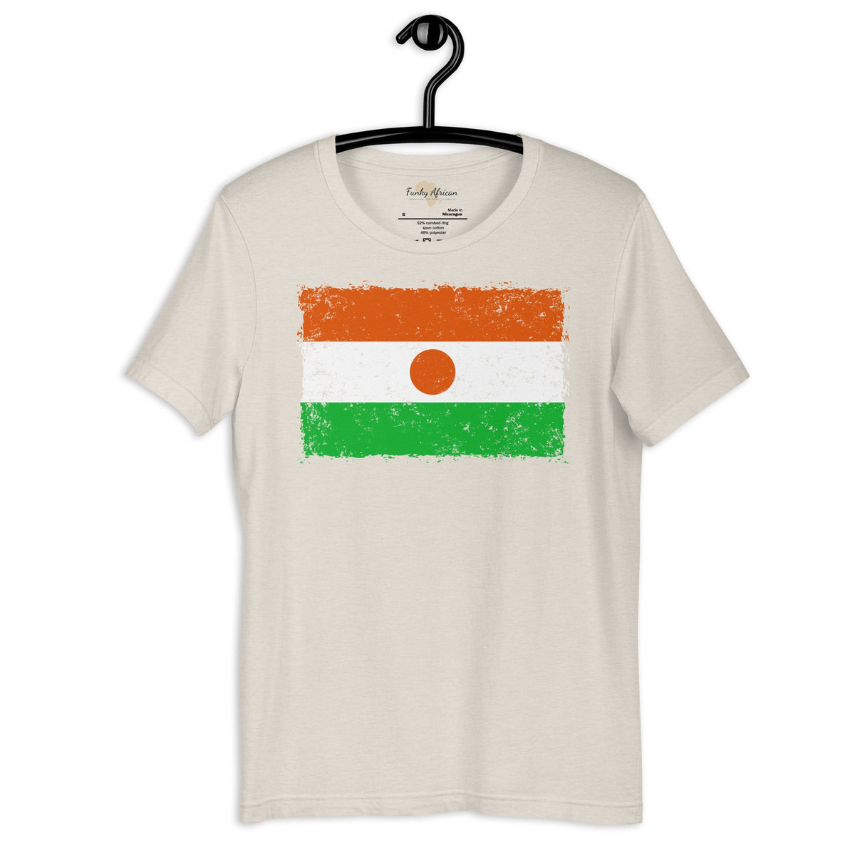 Nigerien grunge unisex tee Funky African