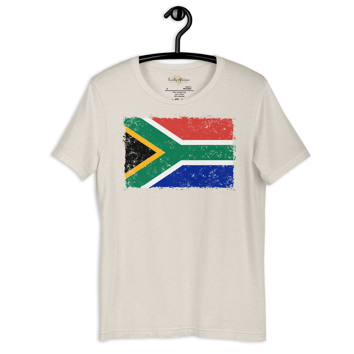 South African grunge unisex tee Funky African