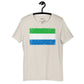 Sierra Leone grunge unisex tee
