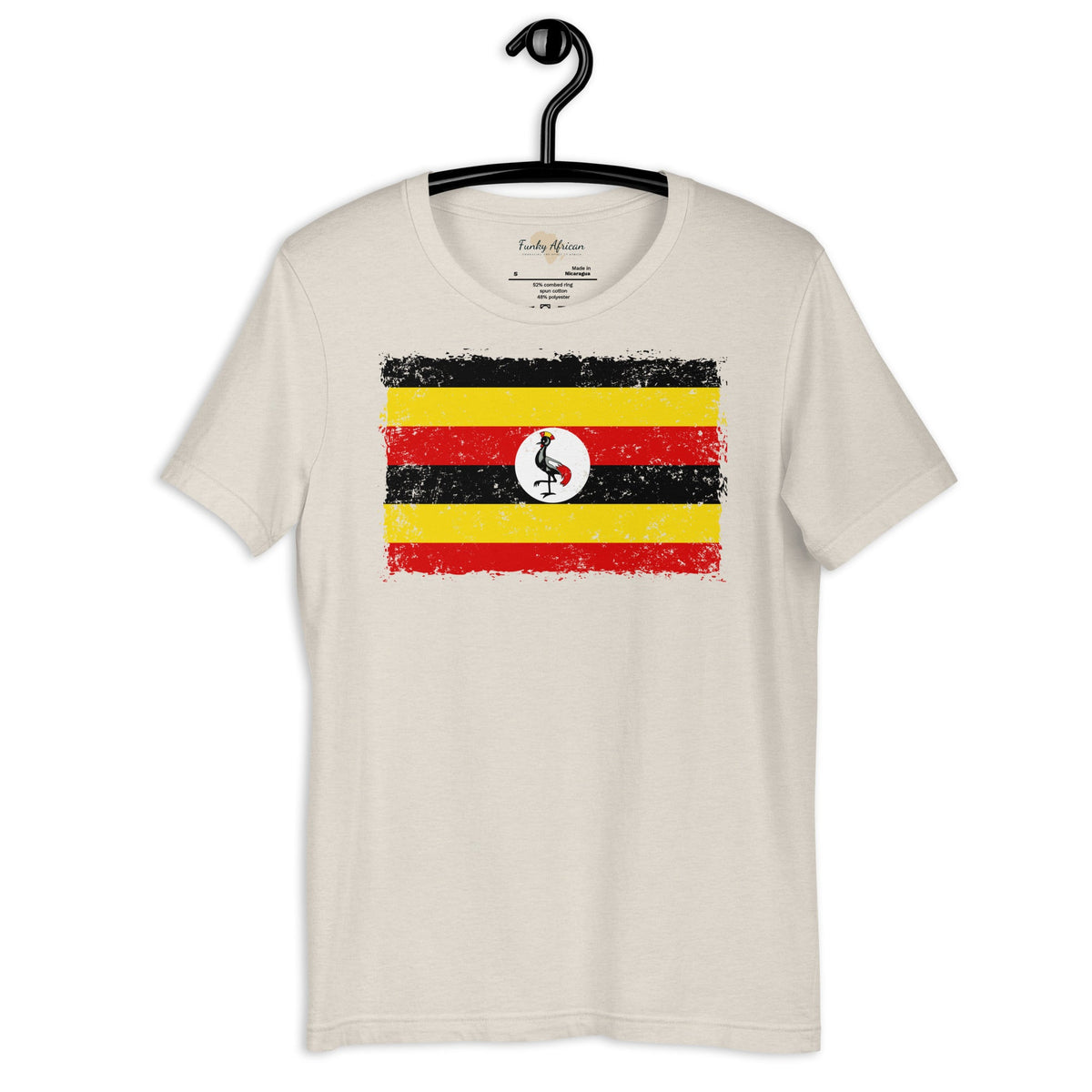 Uganda grunge unisex tee Funky African