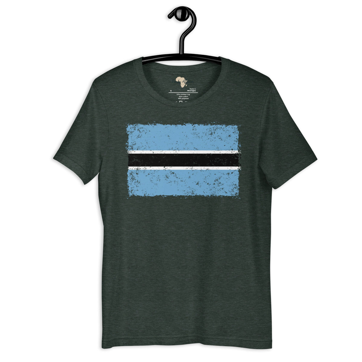 Botswana grunge unisex tee Funky African