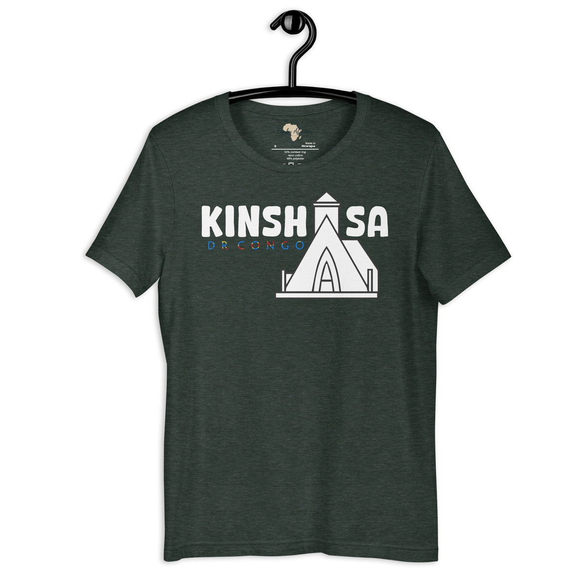 DR Congo capital unisex tee Funky African