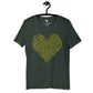 Typography heart with positive words unisex tee Funky African