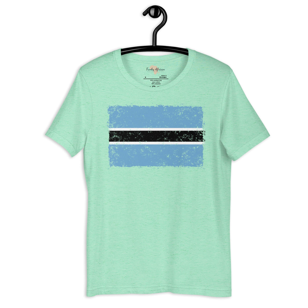 Botswana grunge unisex tee Funky African