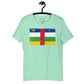 Central African Republic grunge unisex tee