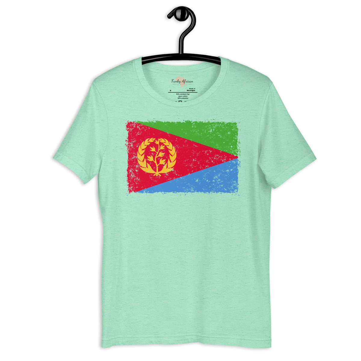 Eritrea grunge unisex tee Funky African