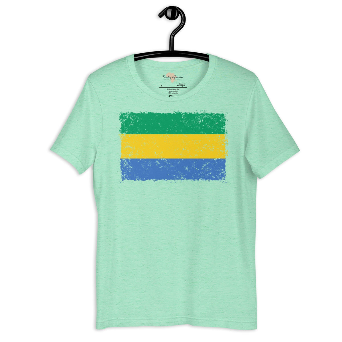Gabon grunge unisex tee Funky African