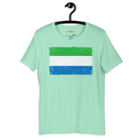 Sierra Leone grunge unisex tee