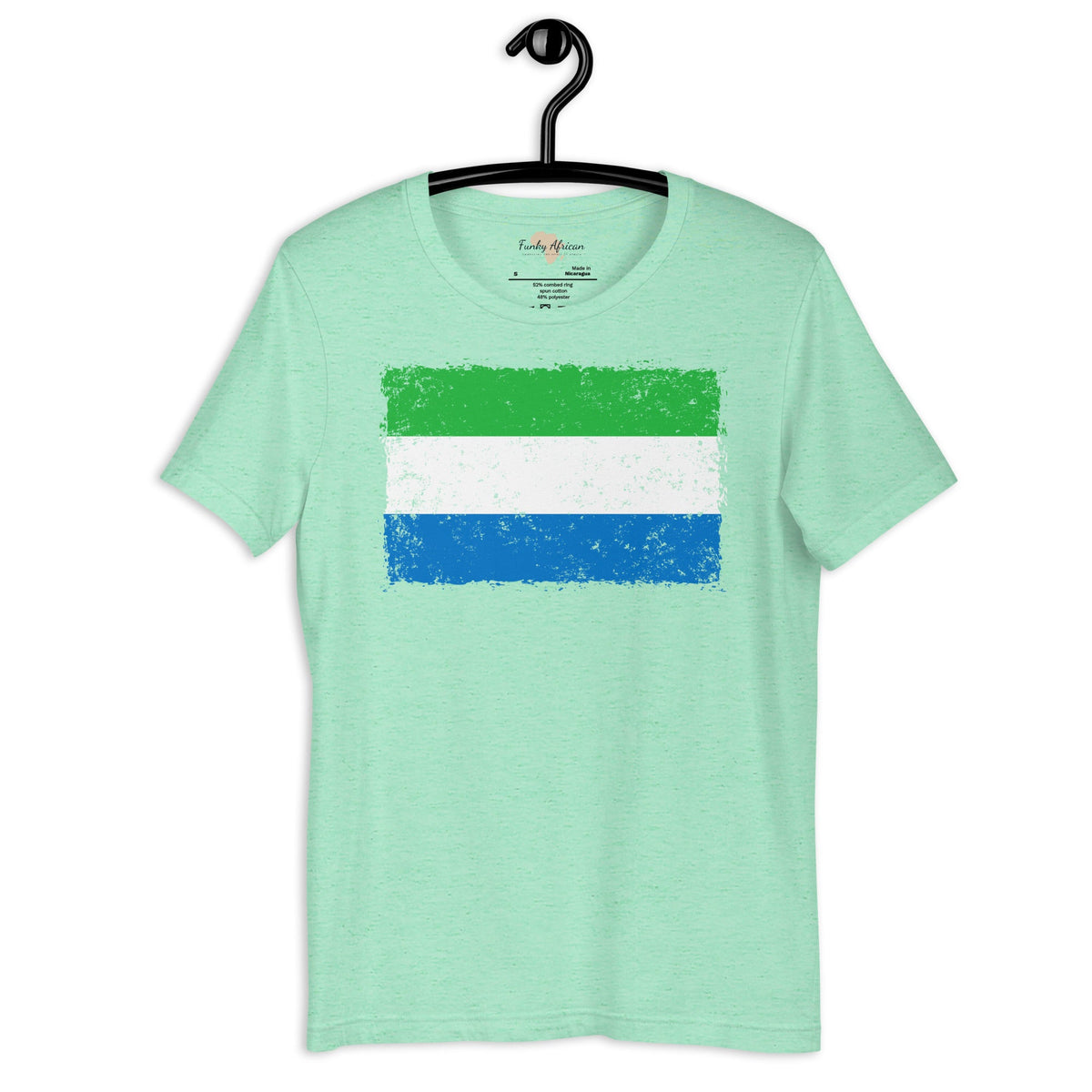 Sierra Leone grunge unisex tee Funky African