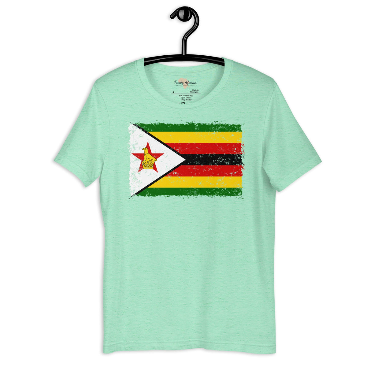 Zimbabwe grunge unisex tee Funky African