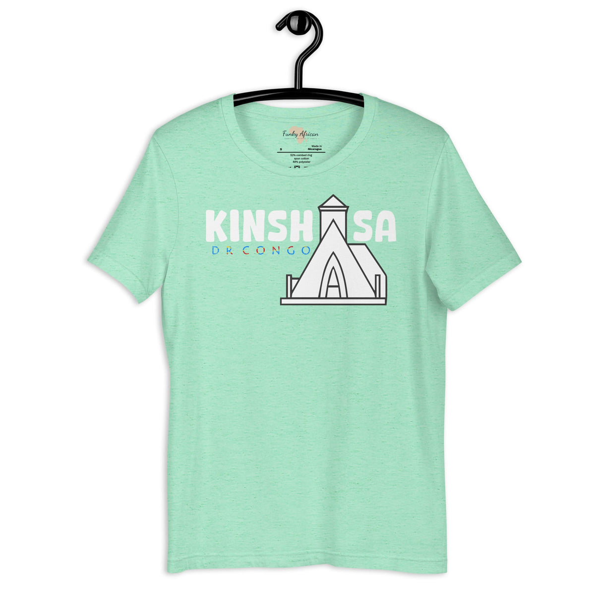 DR Congo capital unisex tee Funky African