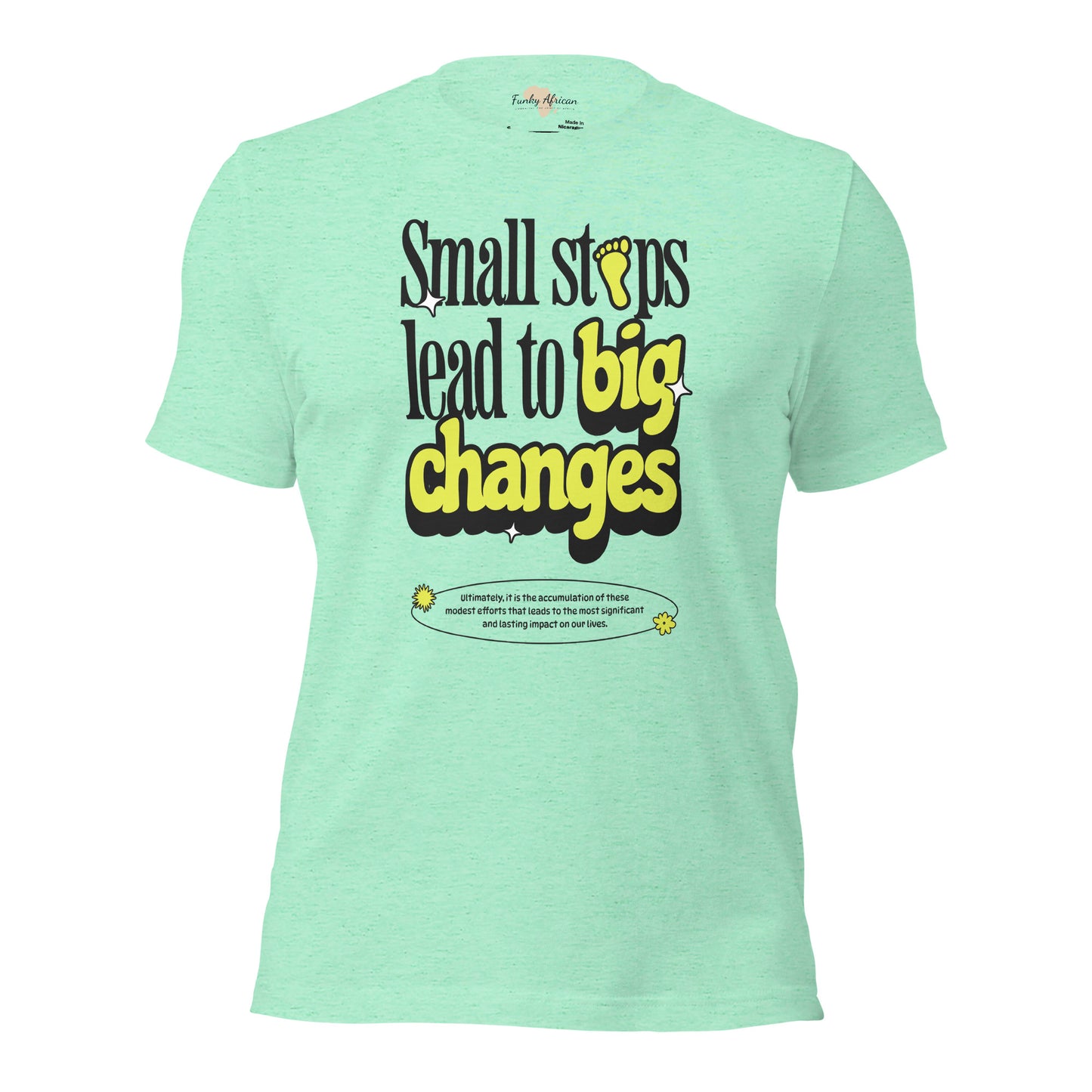 Small steps unisex tee