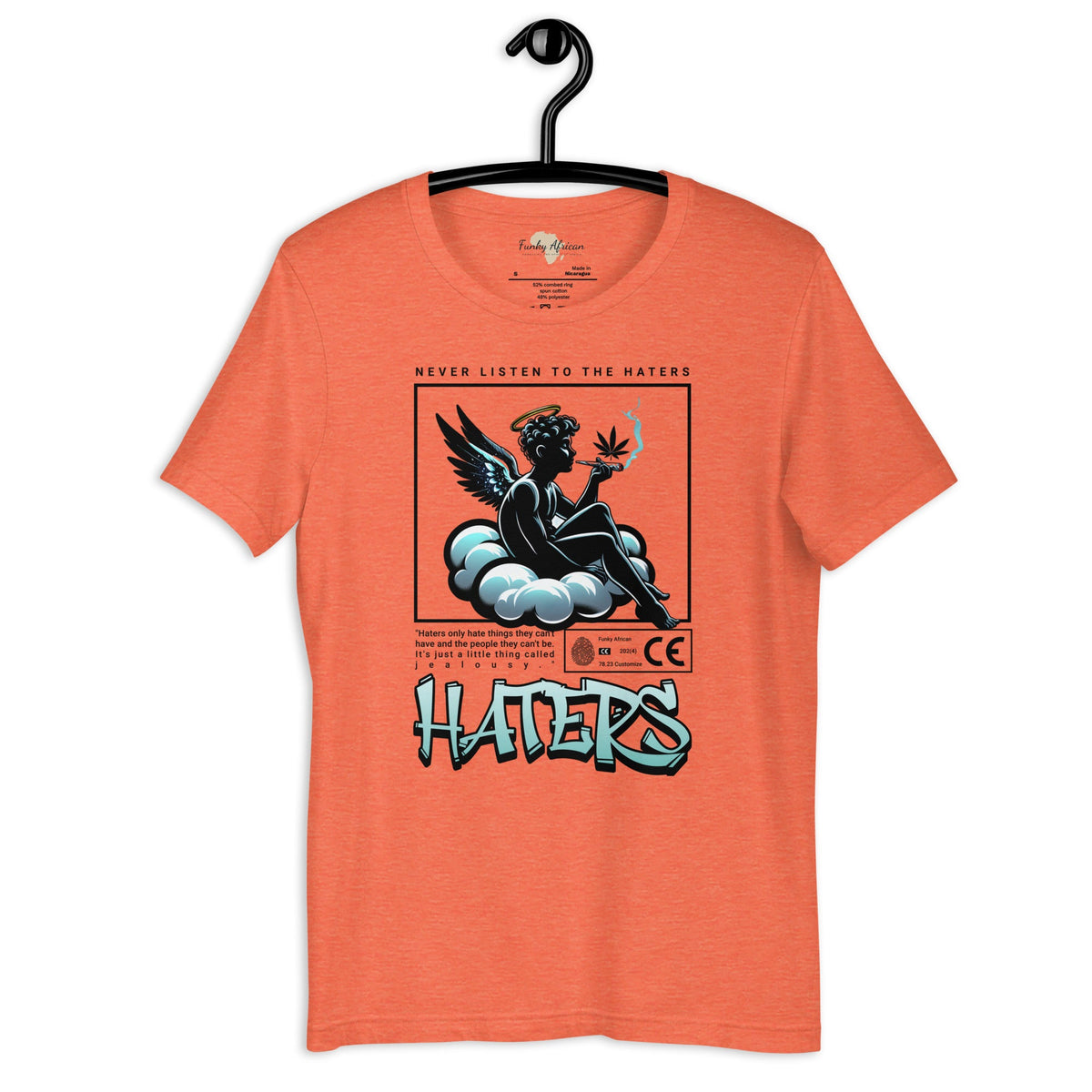 Haters unisex tee Funky African