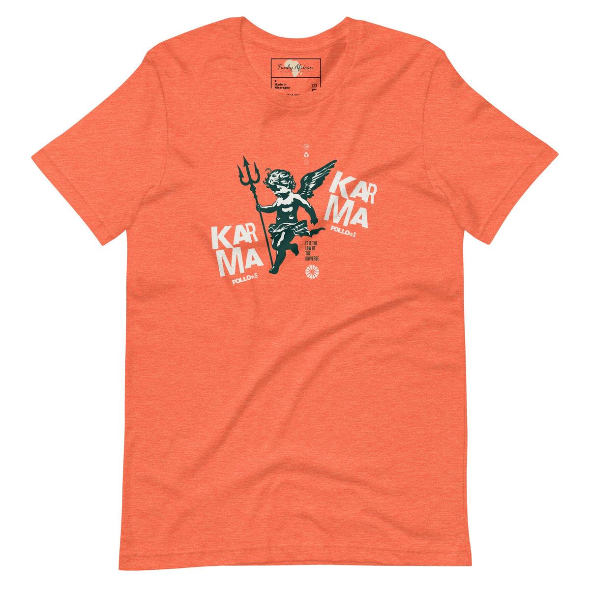 Karma follows unisex tee Funky African