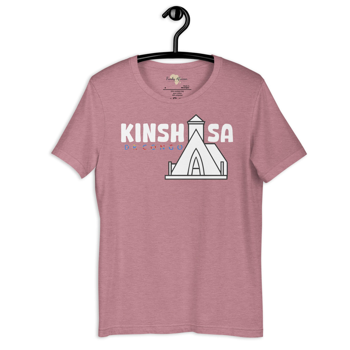 DR Congo capital unisex tee Funky African