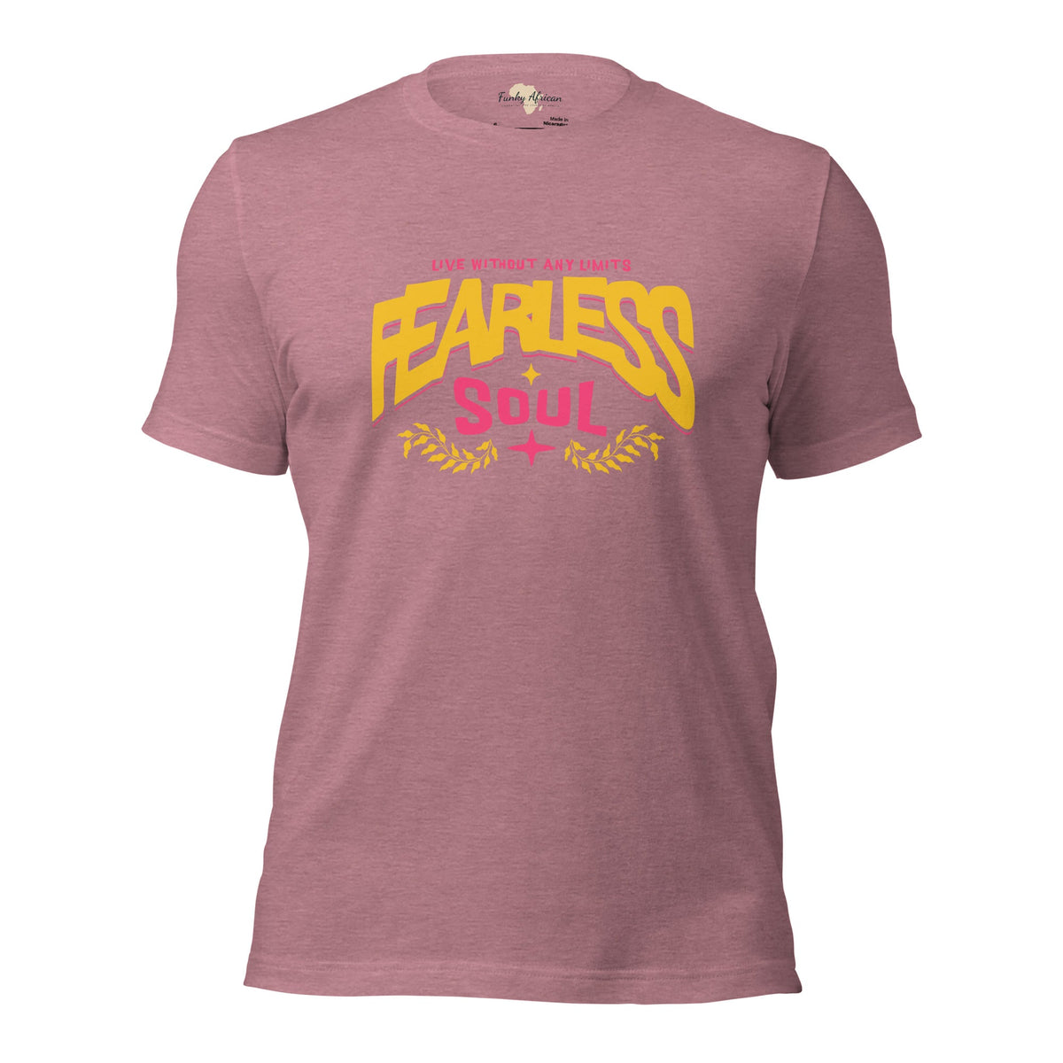 Fearless Soul Unisex t-shirt Funky African