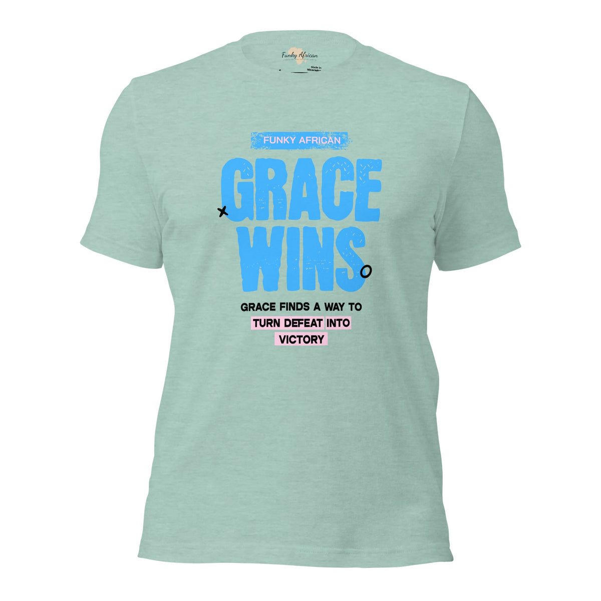 Grace Wins Unisex t-shirt Funky African