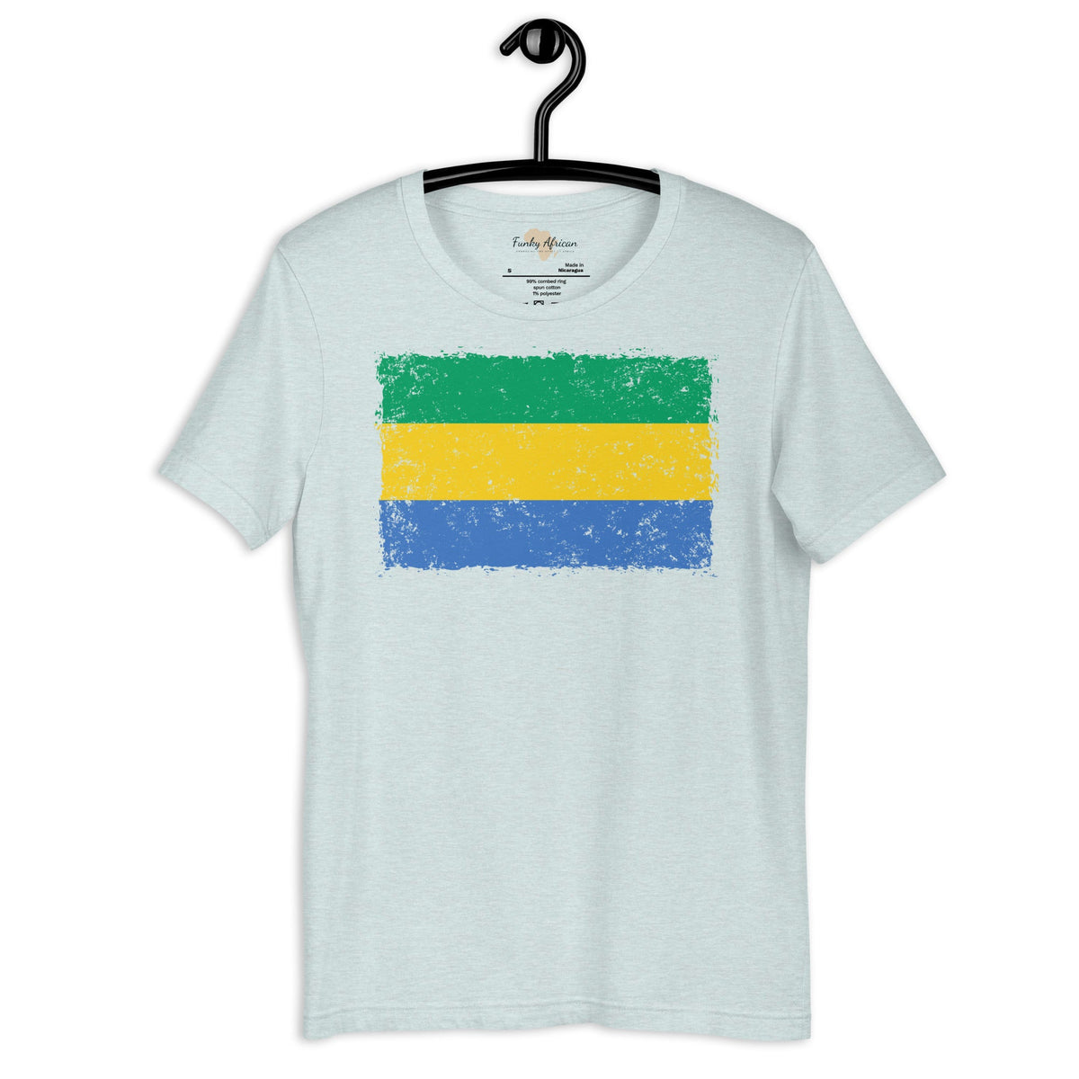 Gabon grunge unisex tee Funky African