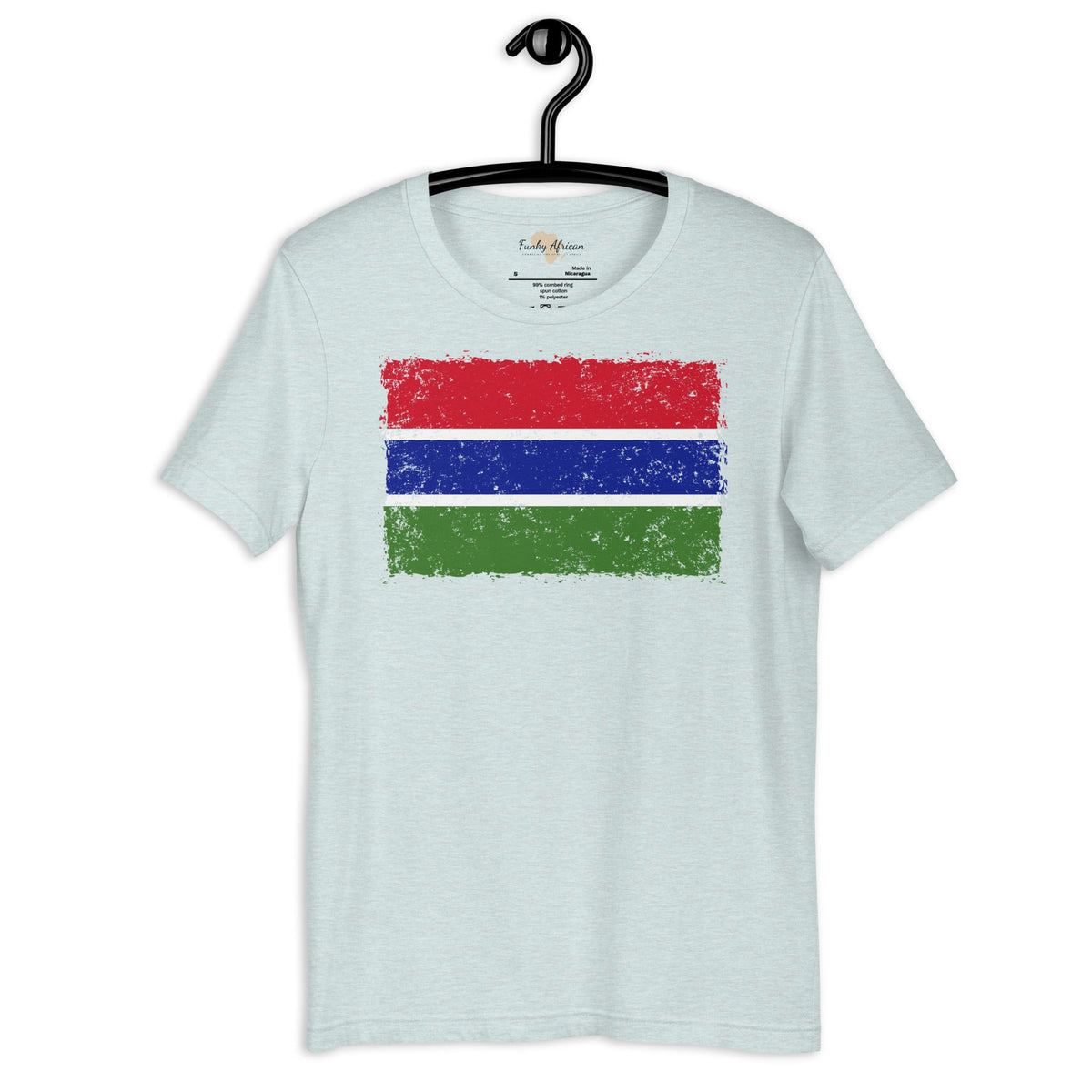 Gambia grunge unisex tee Funky African