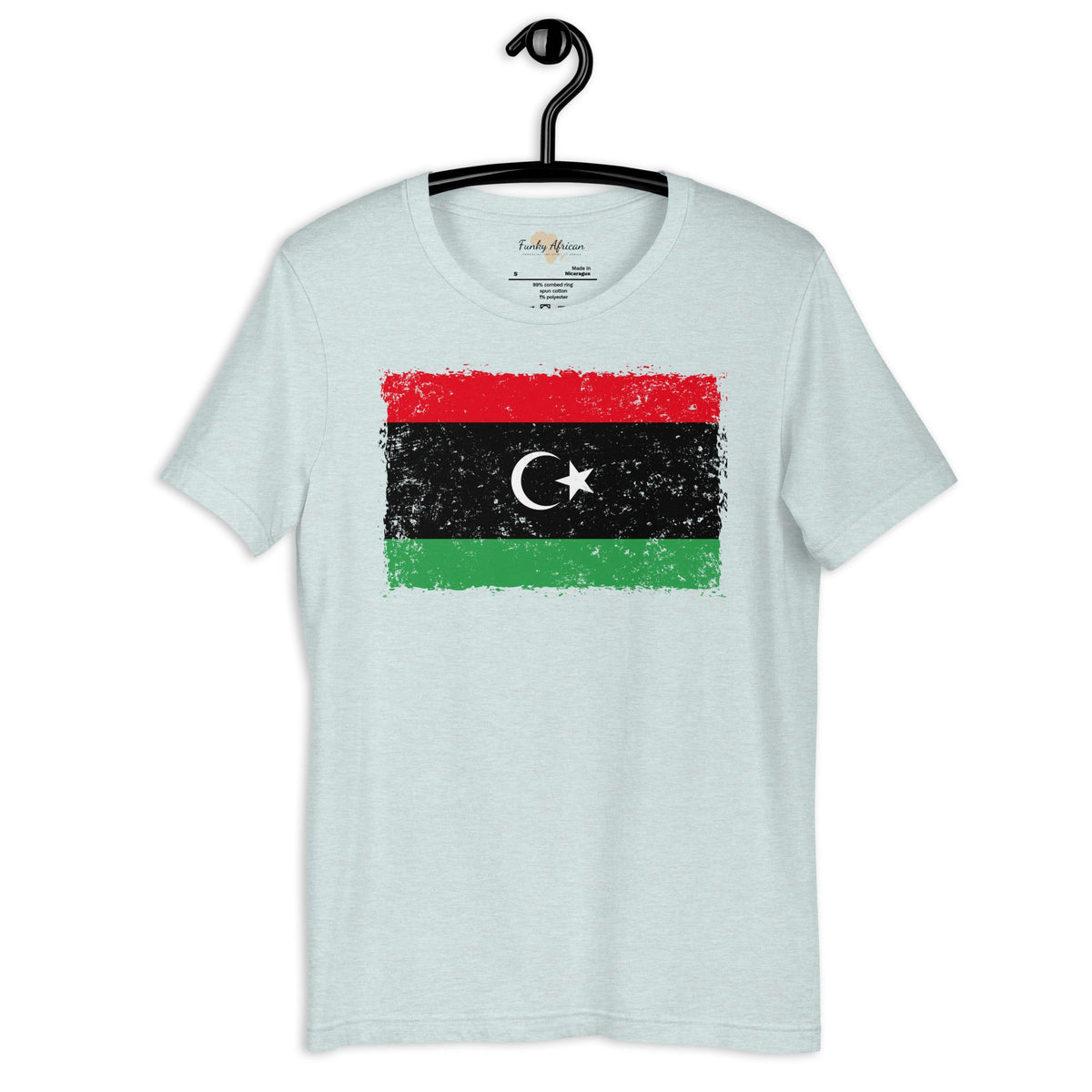 Libya grunge unisex tee Funky African