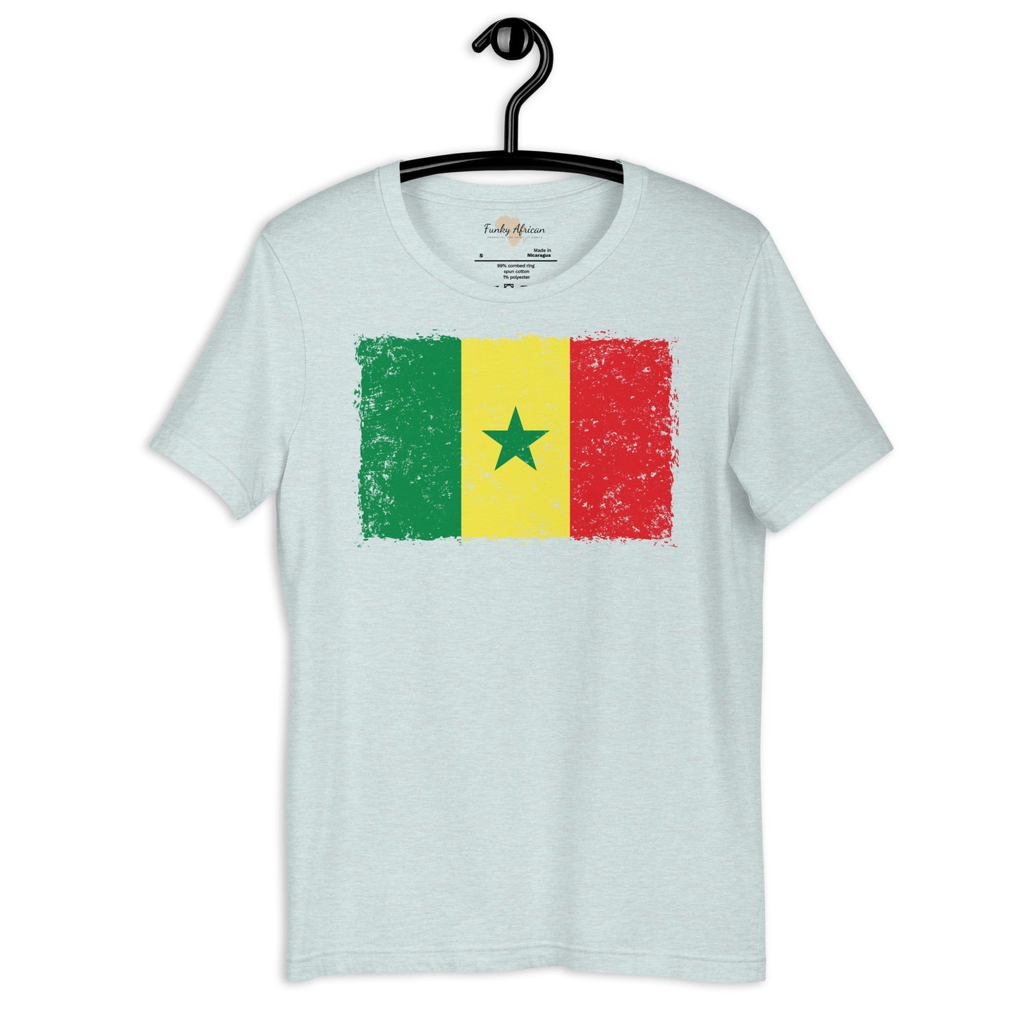 Senegal grunge unisex tee