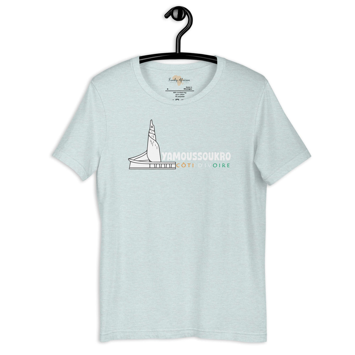 Côte d'Ivoire capital unisex tee Funky African