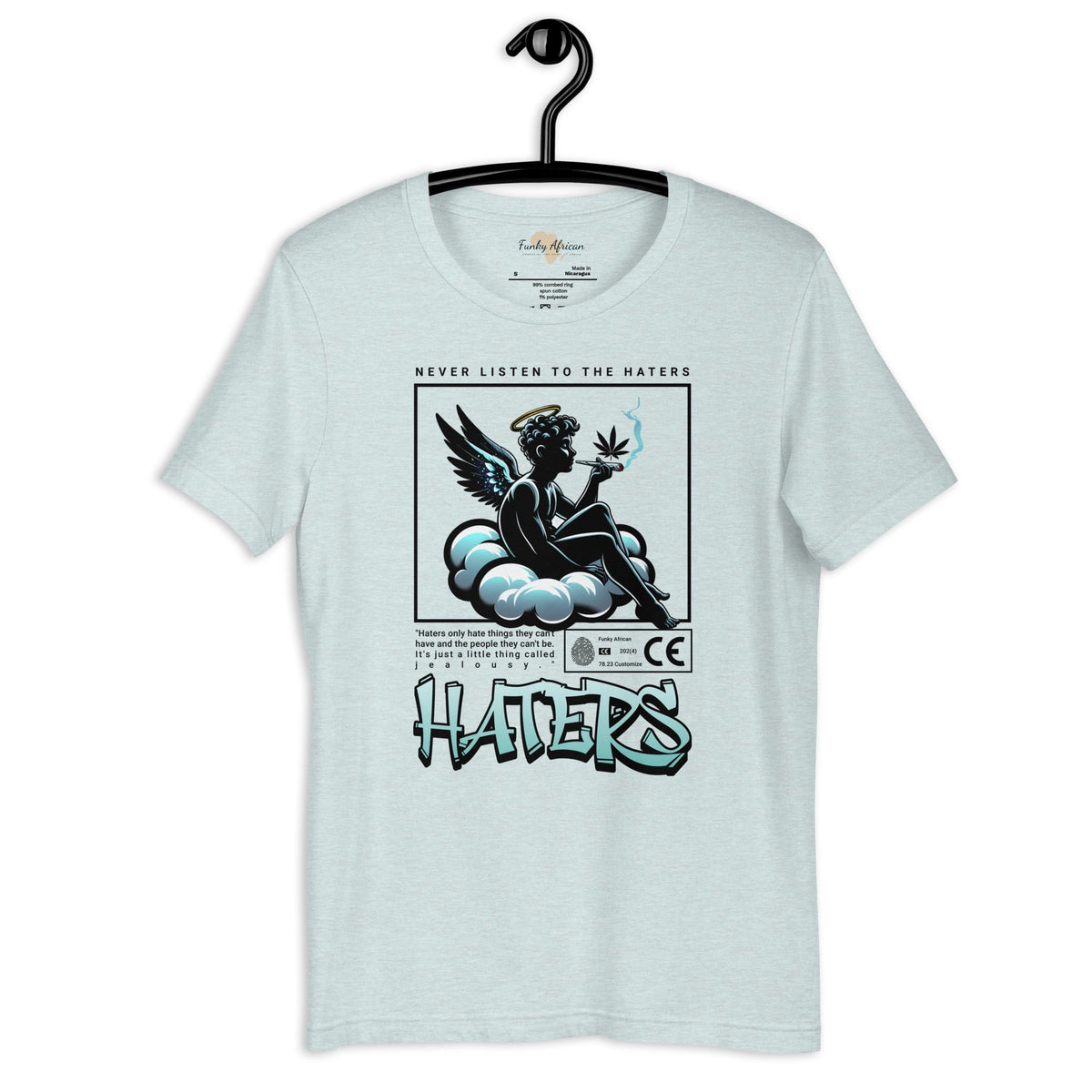 Haters unisex tee Funky African