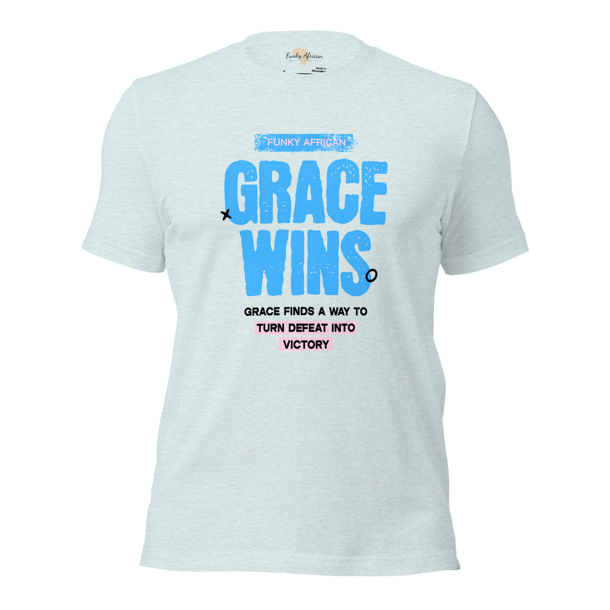 Grace Wins Unisex t-shirt Funky African
