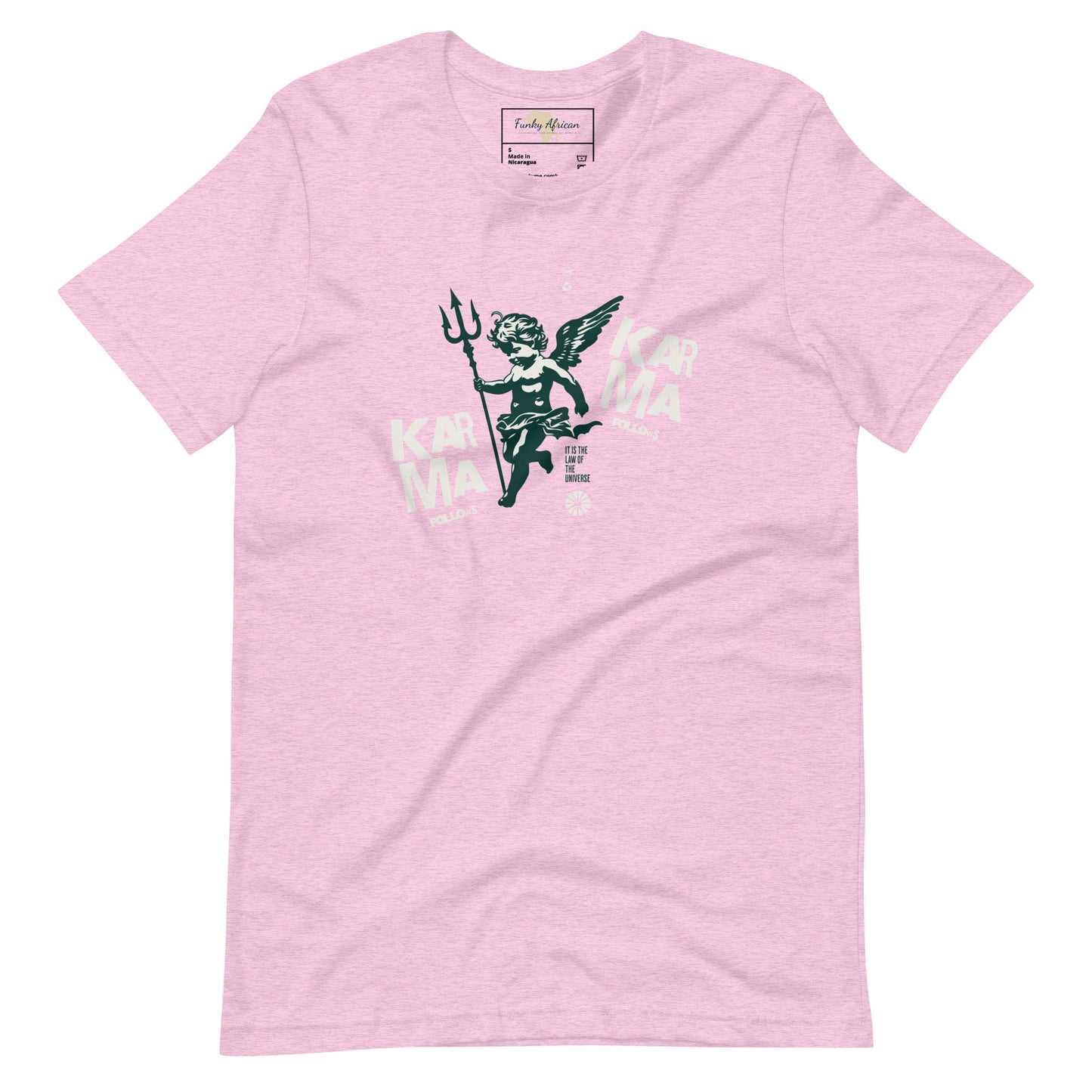Karma follows unisex tee