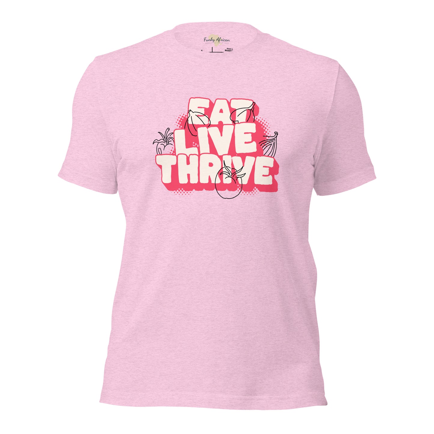 Eat live thrive unisex t-shirt