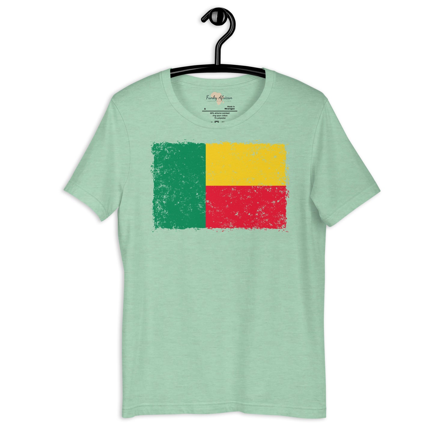 Benin grunge unisex tee