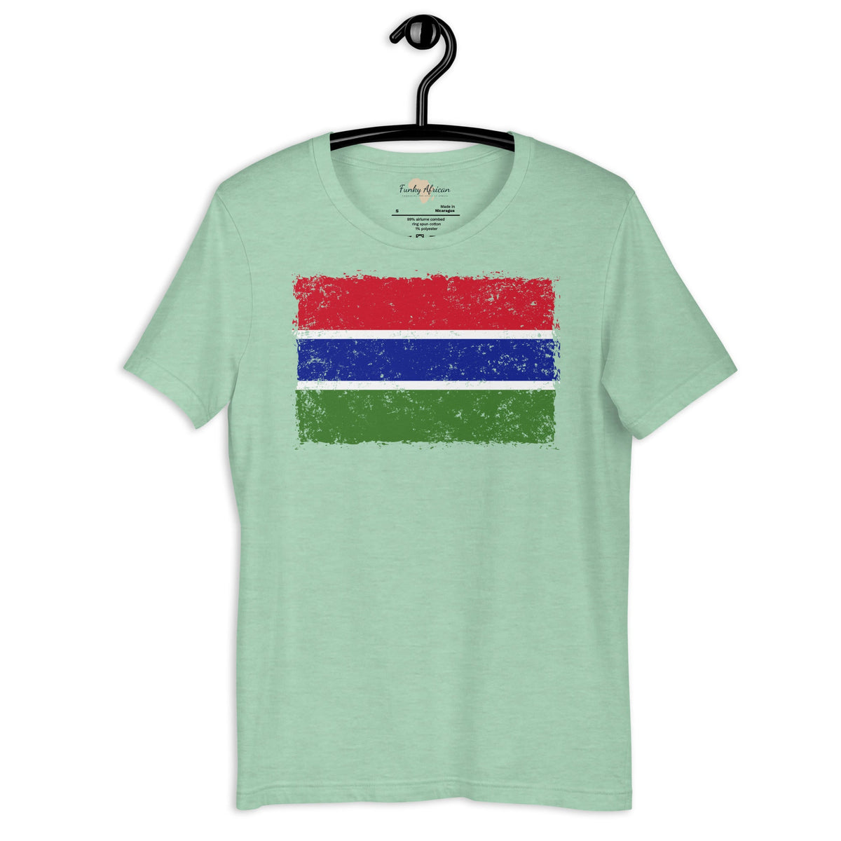 Gambia grunge unisex tee Funky African
