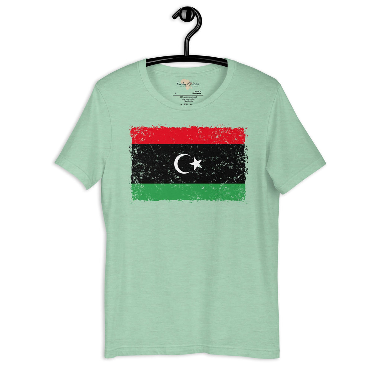 Libya grunge unisex tee Funky African