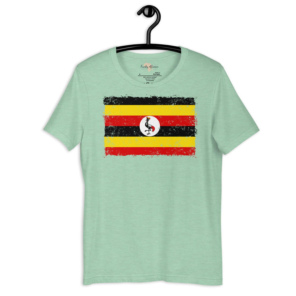 Uganda grunge unisex tee Funky African