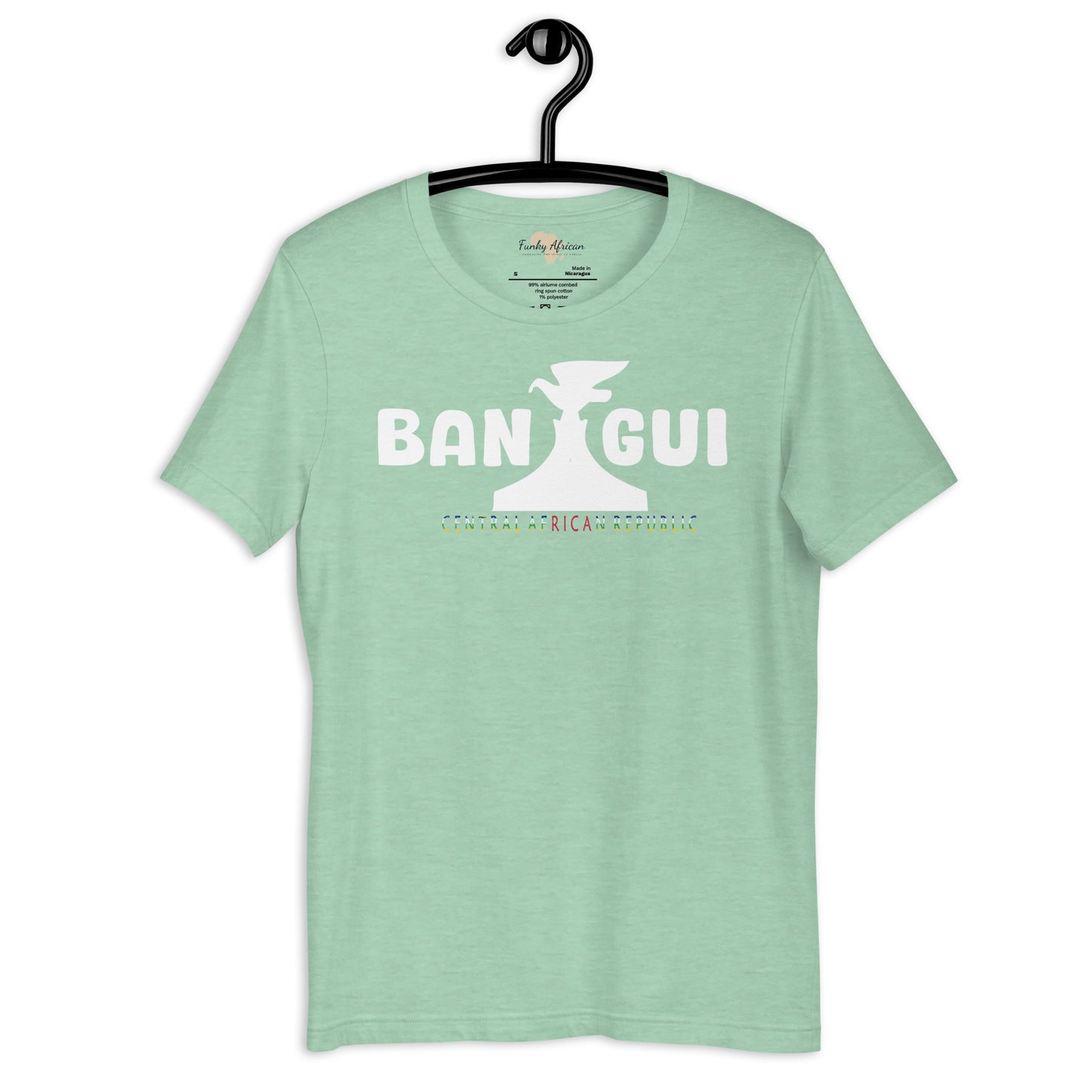 Central African Republic capital unisex tee
