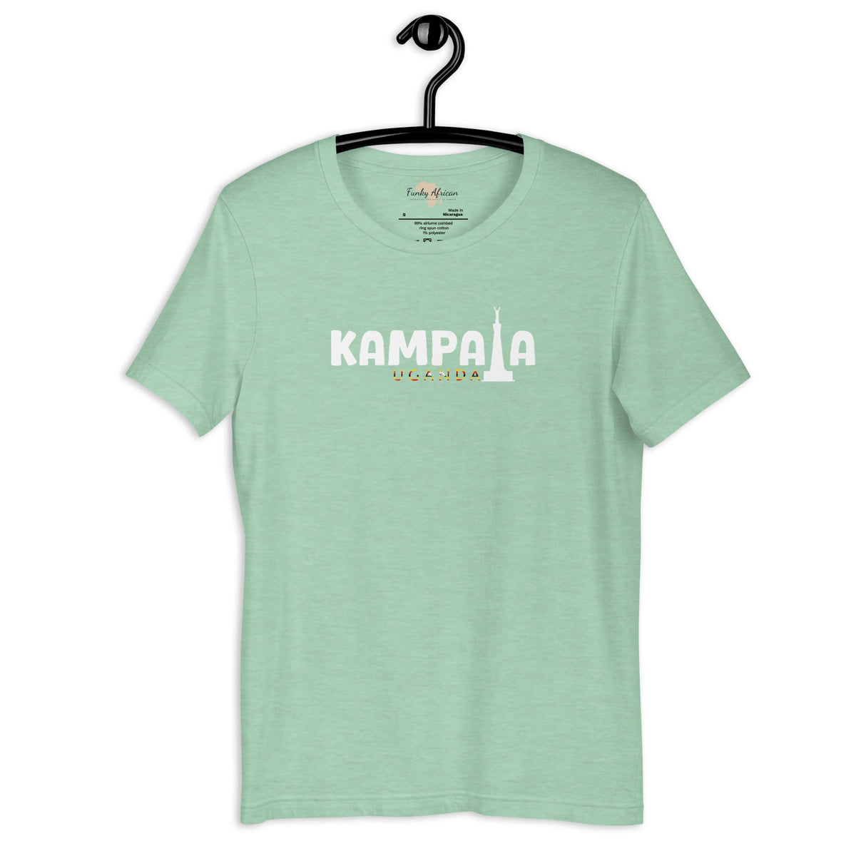 Uganda capital unisex tee Funky African